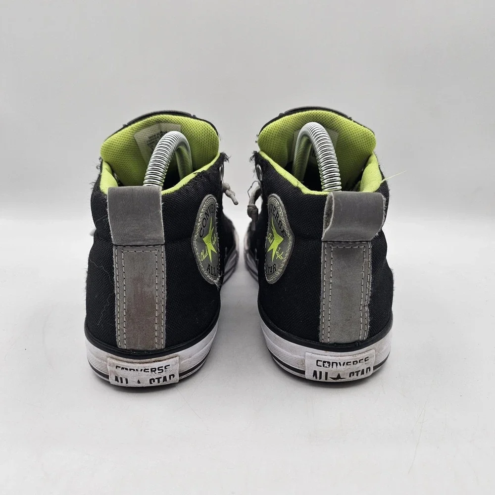Converse‎ Chuck Taylor All Star Shoes Youth 6Y Black Lime Sneakers 656867F